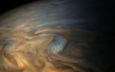 Simulating Juno’s Buzz by the Great Red Spot