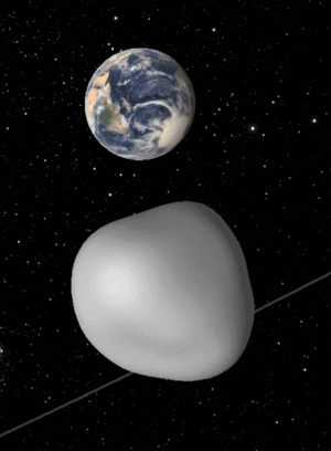 Simulating Near-Earth Asteroid 2012 TC4