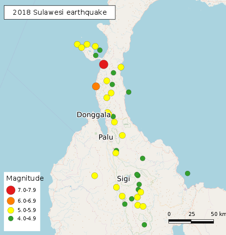 Sulawesi Earthquake in The Layered Earth