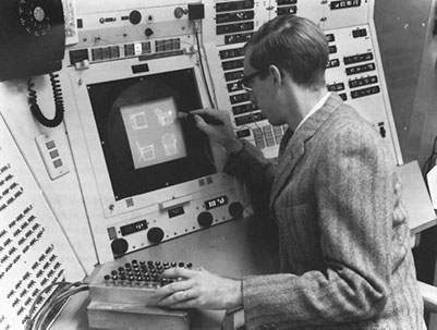 Ivan Sutherland with Sketchpad