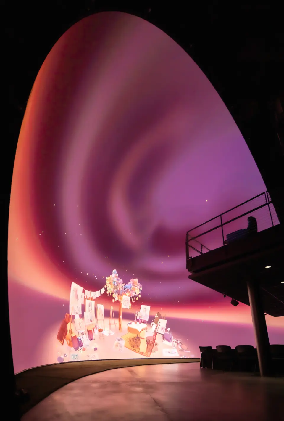 "NAMOO" on Cosm Experience Center dome